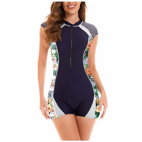 Maillot de bain Sun-Surf zippé sans manches : confort et maintien actif femme