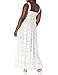 Dress the Population Women's Anabel Sweetheart Bustier Maxi Dress, Off White, Medium