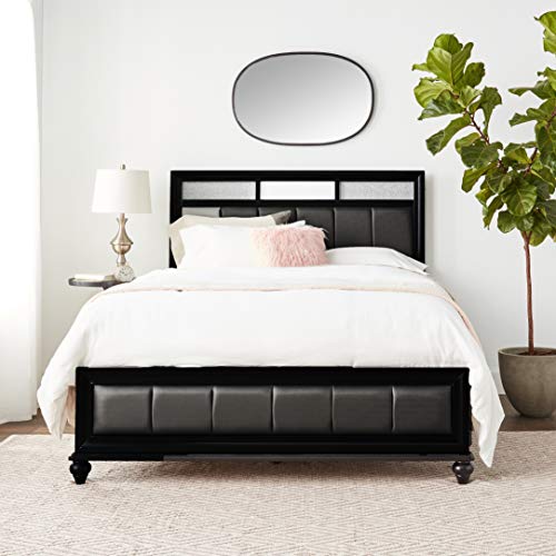 Coaster Home Furnishings 200891Q Panel Bed, Queen, Grey/Black #TOP7
