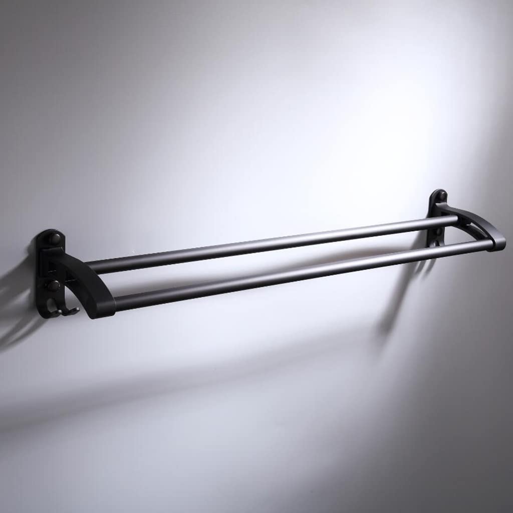 Porte-serviettes européen double tige Slish au design moderne et épuré