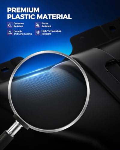 Image of KAX Engine Splash Shield FO1228150 Front Lower Under Cover Compatible with 2015-2018 Ford Focus 2.0T L 4, 2015-2018 Focus 2.0L L 4