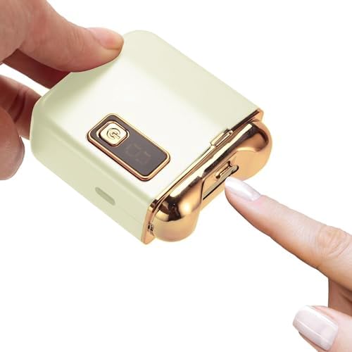 Electric Nail Clipper with LED Light, Illuminate Your Nail Care Routine with Effortless Precision, USB Rechargeable Safety Fingernail Trimmer Ideal for Newborns to Seniors