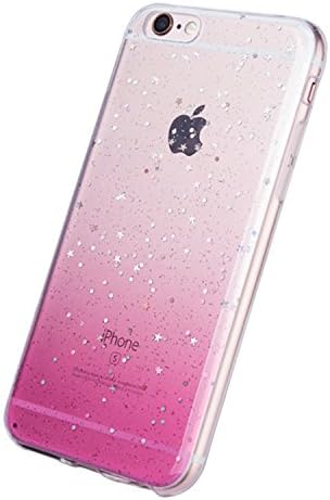 iPhone X Colorful Gradient Case, iPhone X Modern Case, Colorful Slim Case for iPhone X, Shock-Proof & Impact Resistant Protection, Flexible Soft TPU Cover for iPhone X (Gradient Colors) (Pink)