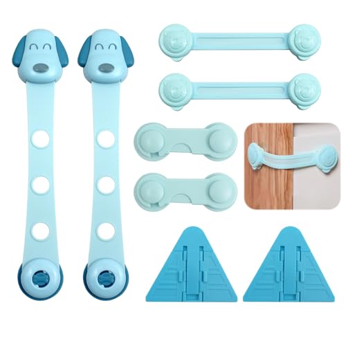 8PCS Child Safety Cupboard Locks, Baby Proof Cupboard Locks 