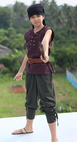 Classic Eyelet Vest Renaissance Sleeveless Open Collar Handmade Cotton4