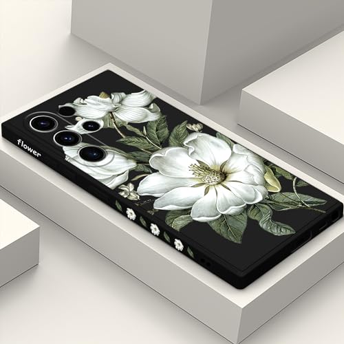 Coque Samsung Galaxy S23 Ultra silicone noir fin avec motif créatif 6,8"