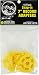 7" Yellow Plastic Record Inserts - Flat style - 10 Pack (A.K.A. "45 Adapter" / Adaptor)