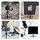 OVERMAX Tripod Mini - Tragbares Mini-Stativ für Projektoren, Tragfähigkeit 2 kg, kompatibel mit Halterungen mit 1/4-Zoll-Gewinde - Winkel- und Höhenverstellung - 8,5/14 cm, leicht und stabil