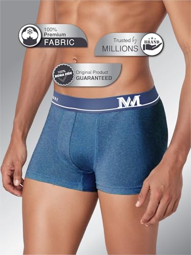 Image of Macroman M-Series MW Signature Collection By Rohit Bal Premium Cotton Polyester Spandex Mens Trunks
