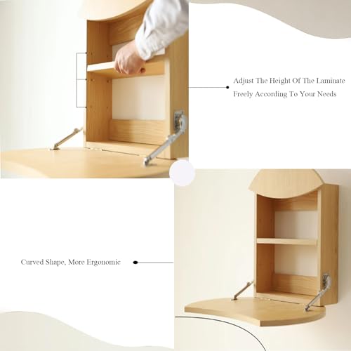 Table murale pliante peu encombrante pour aménager un petit studio urbain - 6