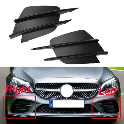 Grille de phare antibrouillard pare-choc avant pour Mercedes Benz W205 2018 - 2