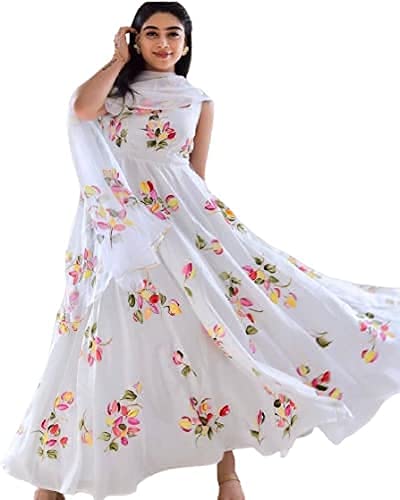 Buy Women's Rayon Printed Anarkali 