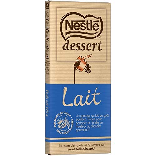Nestlé Postre Postre Chocolate Leche 170 g – Pack de 4