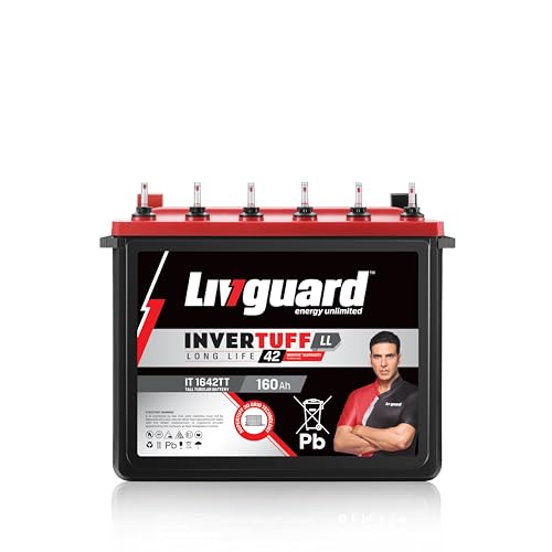Image of Livguard IT 1642TT |Tall Tubular Inverter Battery |160 Ah |42 Months Warranty | Reliable Backup for Home, Office and Shop