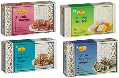 Haldirams Nagpur Burfee Combo (Pack of 4 Box - 250gm Each) (B0BB9KLTXF) Amazon Price History, Amazon Price Tracker