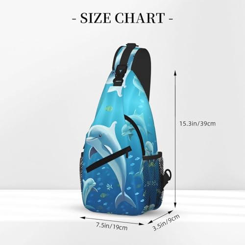 Morrales tipo sling para viaje y senderismo unisex miniatura 3