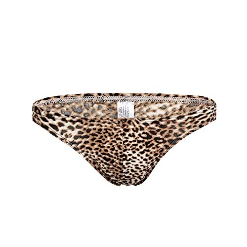 Swbreety Sexy Men's Leopard Jockstrap Underwear Low Waist G-String Thong4