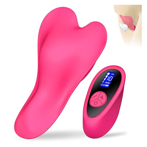 Adult Sex Toys LCD Display Remote Control Vibrator with 10 Vibrations & 4 Speeds, Powerful Magnetic Clip Butterfly Wearable Panty Vibrator Sex Toy for Women G Spot Clitoral Stimulation