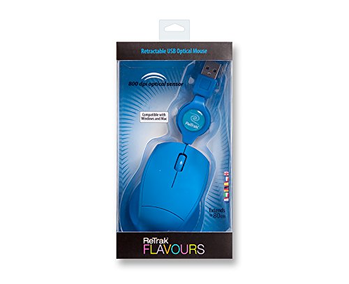 Ratón de Viaje USB retráctil Retrak ratón láser Cover