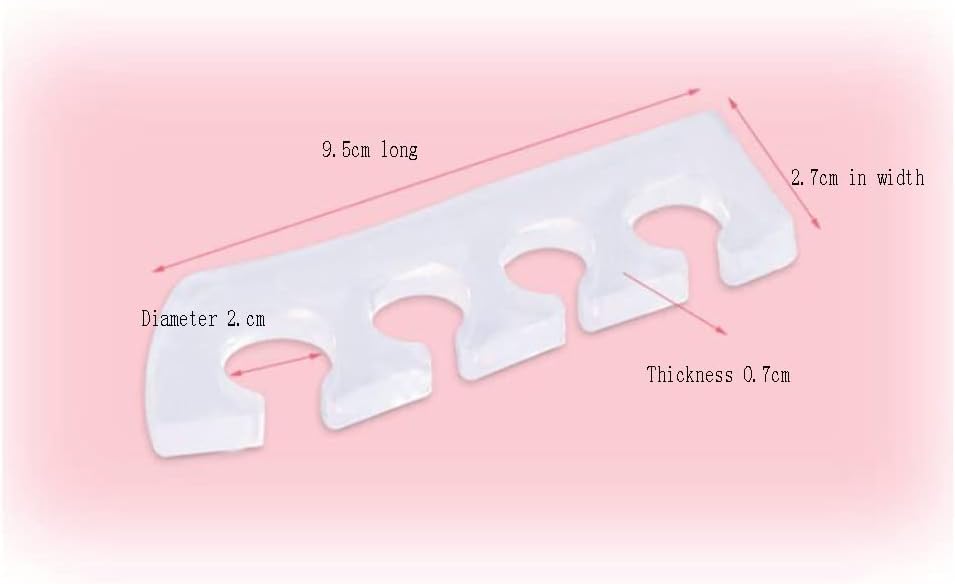 DEAVER Gel Toe Stretcher and Toe Separator. Bunion Relief, Hammer Toes, for Women and Men. Instant Pain Relief After Yoga and Other Sporting Activities