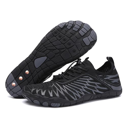 Winter Hike Barefoot Shoes For Women Men, Grounding Shoes With Copper, Wide Toe Non-Slip Boots