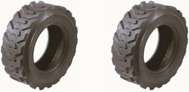 2 New 20x8.00-10 8-Ply Tubeless Tractor Tires w/Rim-Guard Heavy Duty D Load