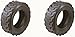 HORSESHOE 23x8.5-12 10Ply R-4 Super Heavy Duty E Load Skid Steer Tires w/Rim-Guard Wall 23x8.50-12 NHS 2385012 T168/SKS-5 L2/G2 (2)