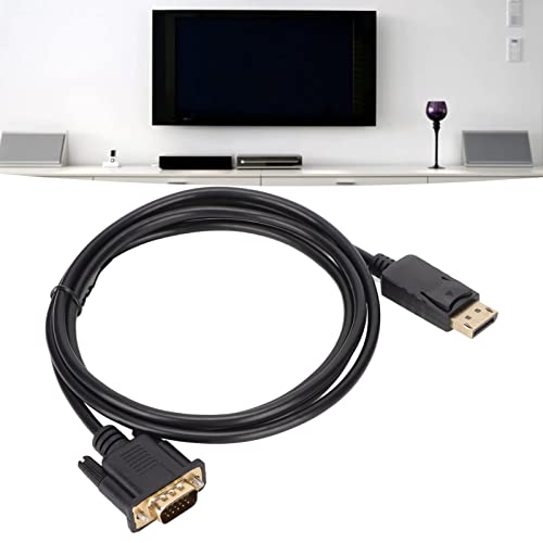 Adapter Dp na VGA, tryb podwójny obsługuje wiele urządzeń Obsługuje tryb lustrzany, stabilny transfer danych 1920 X 1080 P 60 Hz, konstrukcja zablokowana odpowiednia dla komputera PC, projektora