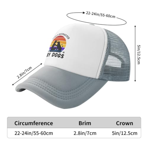 Image of Funny Trucker Hats,Trucker Hat Baseball Cap for Women Snapback Adjustable Hat Humor Gift Men