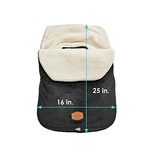 Image of Tomy Cole Bundleme - Original, Baby Bunting Bag, Winter Protection for Baby Car Seats and Strollers, Black