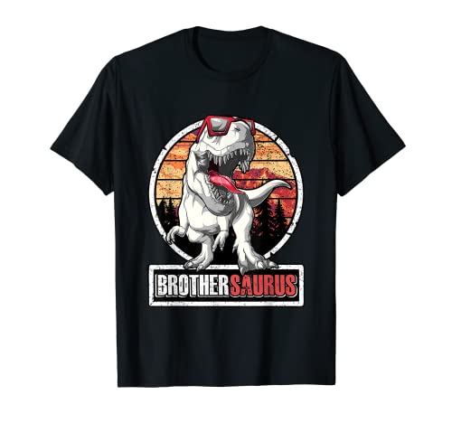 Brother Saurus T-Rex Dinosaur Bro Saurus Family Match Camiseta