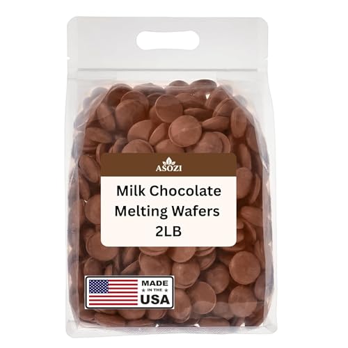 Milk Chocolate Melting Wafers 2LB – Smooth and Creamy Melting Chocolate Perfect for Dipping, Baking, Candy Making, and Decorating Desserts – Ideal for Fountains, Coating, and Molded Chocolates Cocoa Lite