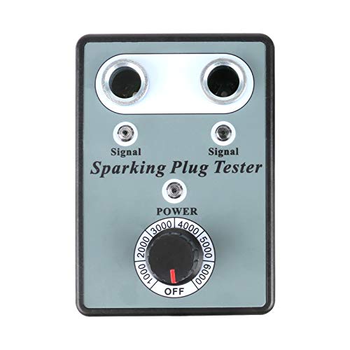 Mrcartool Car Spark Plug Tester with Adjustable Double Hole Detector Ignition Plug Analyzer for 11mm Spark Plug