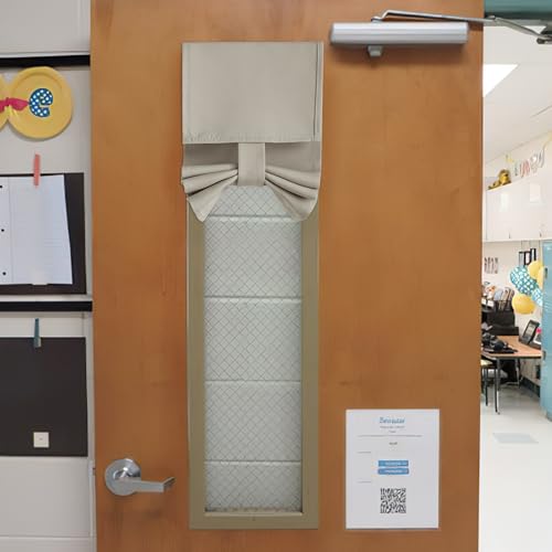 NICETOWN Sidelight Curtains for Front Side Door Front Door Curtains for Small Window, Privacy Shades Thermal Insulated Classroom Window Covering, 1 Pa
