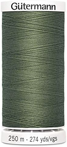 Gutermann Sew All Polyester Thread, 250Mtr, Jeans Gold (0968)