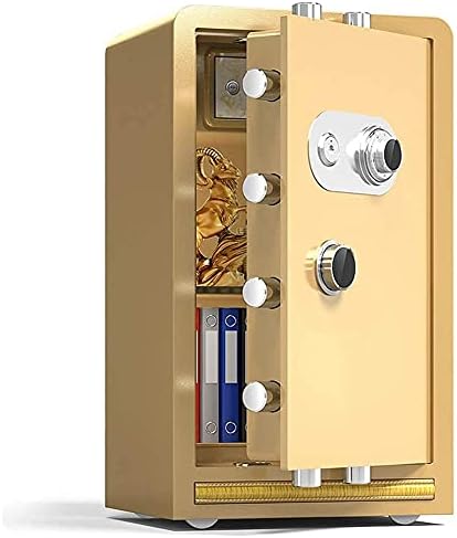 MXCERH Fireproof Waterproof Security Digital Cabinet s Fire-Proof and Anti-Theft Steel Large 80cm Cabinet Household Hotel F