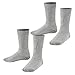 Produktbild FALKE Kinder Socken Catspads 2er Multipack 19-22 23-26 27-30 31-34 35-38 39-42 Schwarz Blau Rot Grau Rosa Grün, Größe:35-38, Packgröße:2 Paar, Farbe:Light Grey (3400)