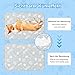 MH MYLUNE HOME Kühlmatte für Hunde Katze Thermochrome Hundekühlmatte Selbstkühlend rutschfest Wasserabsorbierend Tragbar Kühldecke für Hunde Hundedecke Kühlend Cooling Mat Dog- M 75 x 50 cm
