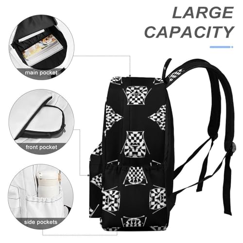 Sac à dos de course à damier pour simplifier vos trajets et sessions de running - 4