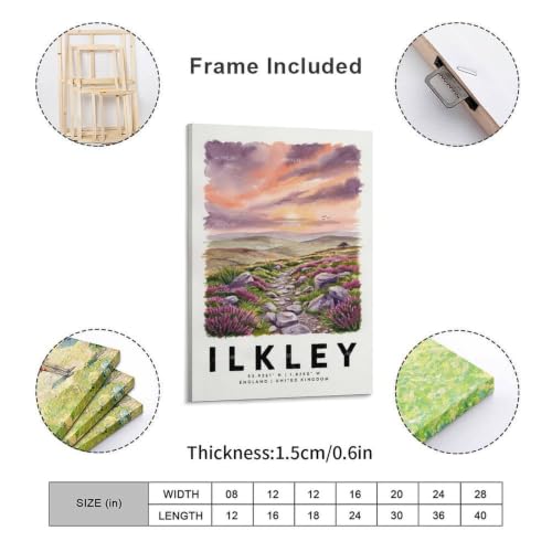 Poster Ilkley décoration esthétique de chambre grand paysage - 2