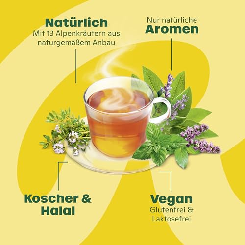 Ricola Schweizer Kräutertee, 200g Dose Original Schweizer Instant-Kräutertee mit 13 Bergkräutern, Zubereitung als Eistee oder warmer Tee, 1 x 200g, vegan