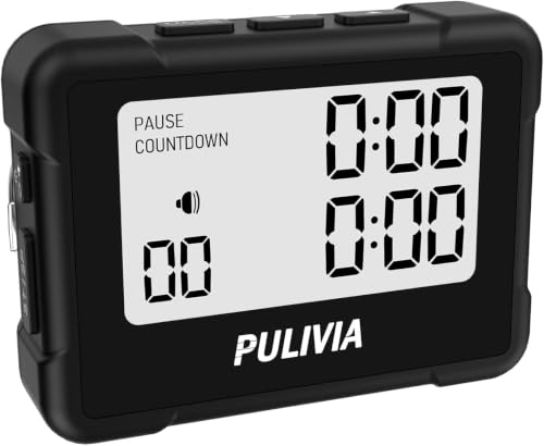 Interval Timer Stopwatch with Clip Watch-Strap