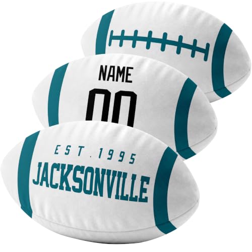 Image of ANTKING Jacksonville Throw Pillow Custom Name Number for Men Boy Gifts