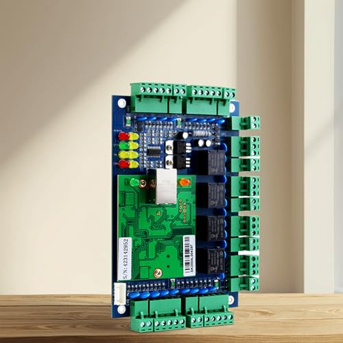 TCP/IP Network 1/2/4 Doors Access Control Panel Wiegand 26-40 Bit , with Software and SDK, Remote Monitoring, for Office/Gate/Industria (4 Door Control Panel)