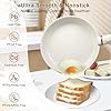 Ray Bear 13 Pcs Pots and Pans Set, Nonstick Cookware Set with Lids and Detachable Handle, PFAS & PFOA Free, Non-Toxic Healthy Kitchen Cooking Set #3