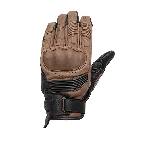 BROGER Ohio Lady Motorradhandschuhe Damen | Rindsleder und Känguru Leder | Knox SPS Protektoren | Stoßabsorbierendem Schaumstoff | Knöchelschutz
