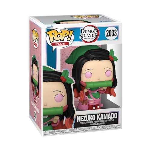 Funko Pop! Plus: Demon Slayer - Nezuko Kamado (Holidays) - Guardianes de la Noche - Figura de Vinilo Coleccionable - Idea de Regalo - Mercancia Oficial
