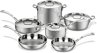 Cuisinart FCT-10 French Classic Tri-Ply Stainless 10-Piece Cookware Set