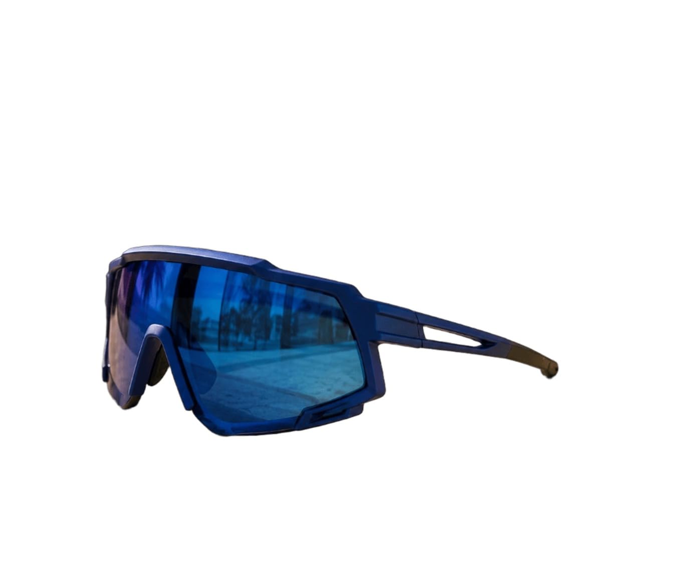 Sports Sunglasses with UV Protection, Mirrored Blue Lens, for Cycling, Running and Outdoor Activities-picture-39