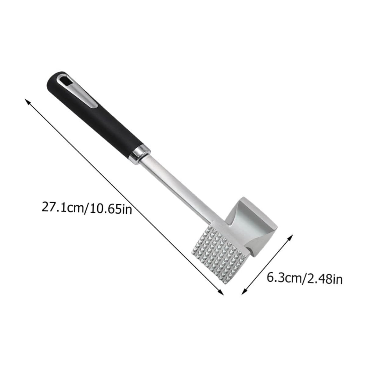VINTORKY 1Pc Meat Tenderizer Mallet Dual Sided Meat Hammer for Steak Beef Practical Kitchen Tool with for Restaurants Home Cooking